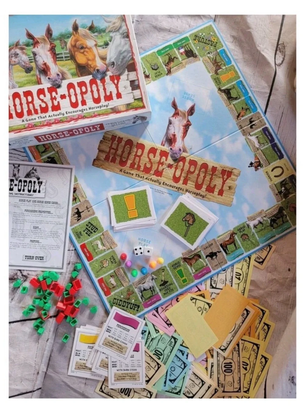 NWT Horseopoly Monopoly Collectible Board Game